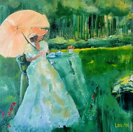 Zomer painted by Loes Loe-sei Beks