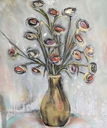 Flower your life painted by Imke de Vries