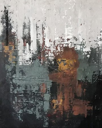 Indiase muur painted by Judy Bakker